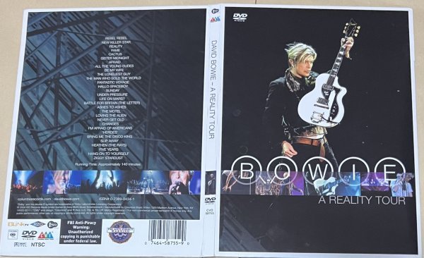 David Bowie A Reality Tour 輸入盤DVD(ロック、ポップス（洋楽）)｜売買されたオークション情報、yahooの商品 ...