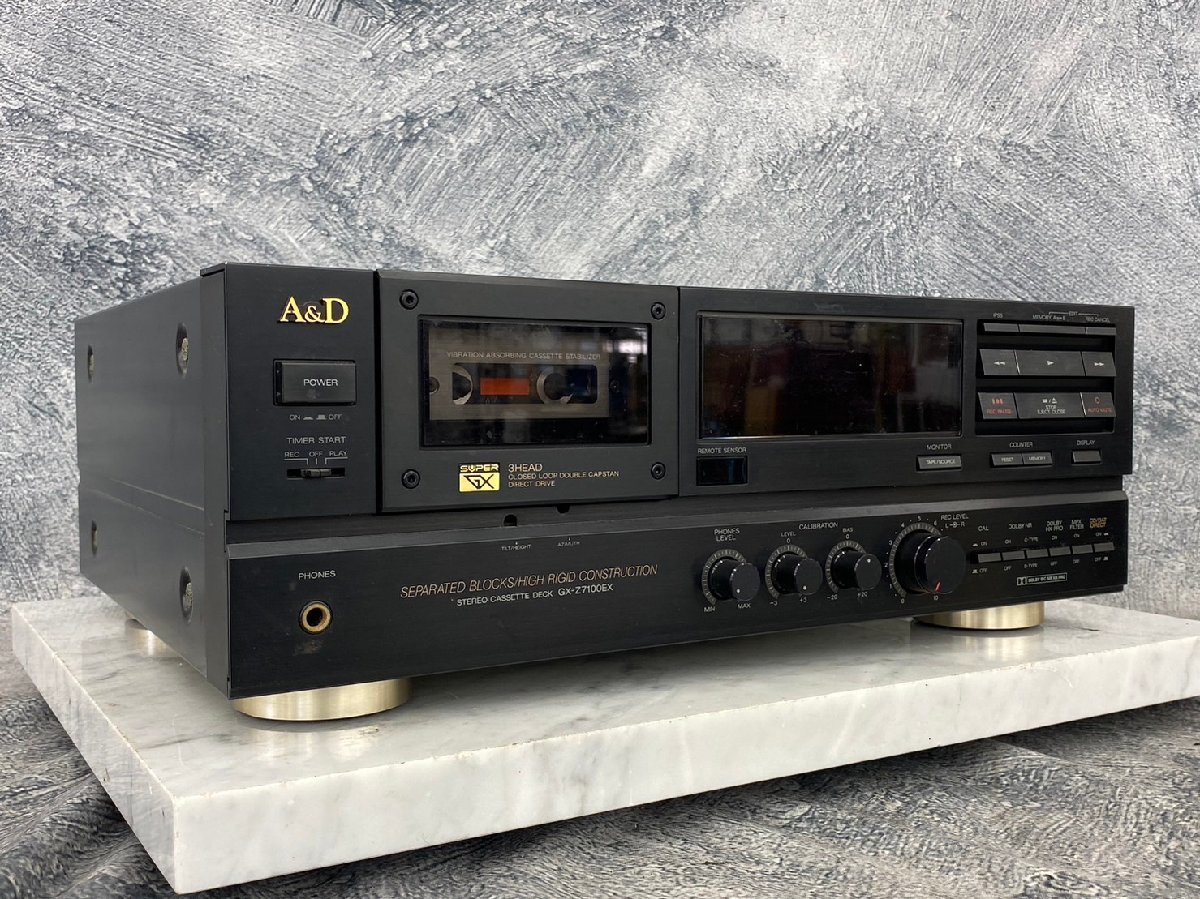 □t1160　ジャンク★A＆D　GX-Z7100EX　カセットデッキ　
