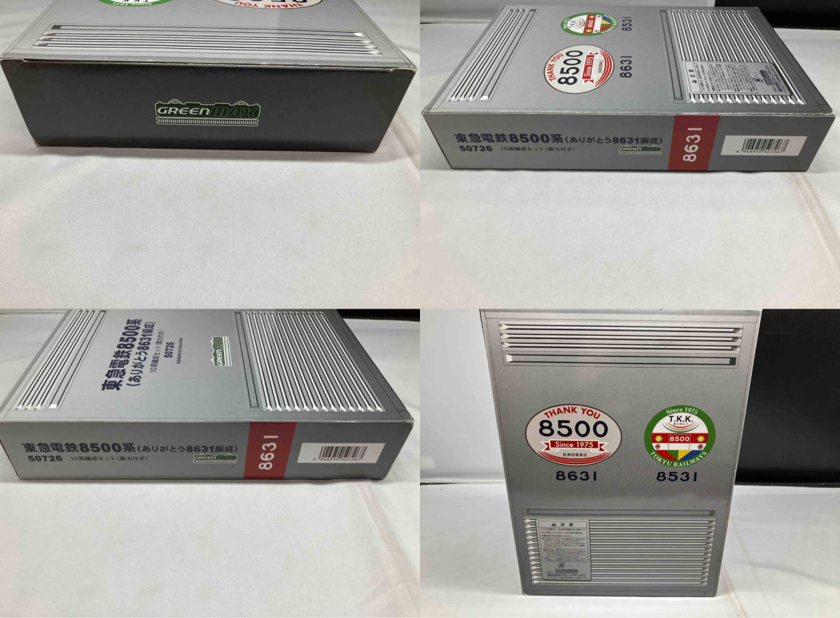 ジャンク GREENMAX 東急電鉄8500系 （ありがとう8631編成） 【公式通販】