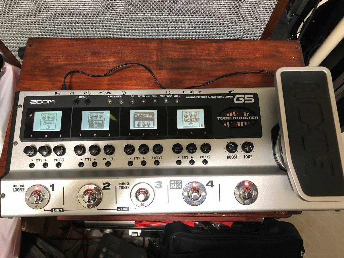 楽器・機材 ZOOM G5 マルチ エフェクター ズーム エレキギター ペダル