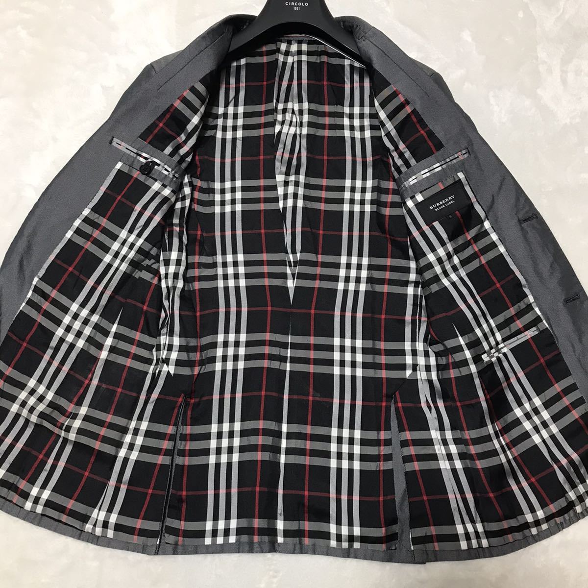 美品！バーバリーブラックレーベル【至高のノバチェック】BURBERRY 