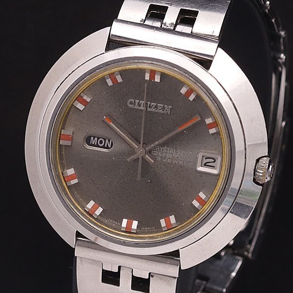 1円 シチズン AT/自動巻 ACSS 2815Y クリスタルセブン 23石 デイデイト