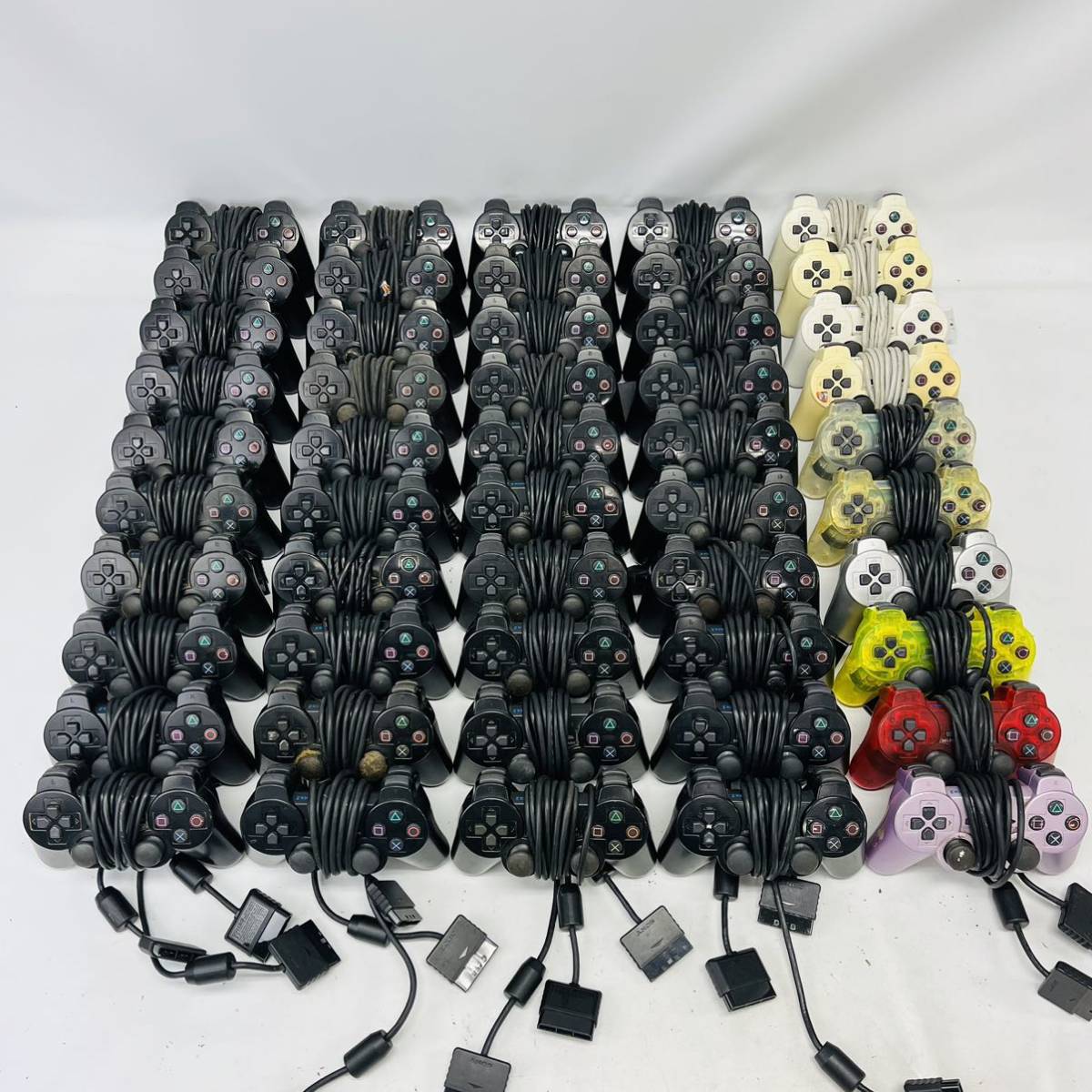 ☆大量・1円～ PS2 純正 コントローラー DUALSHOCK2 本体 まとめて 50個 セット まとめ売り デュアルショック2 PlayStation2 プレステ2 ④