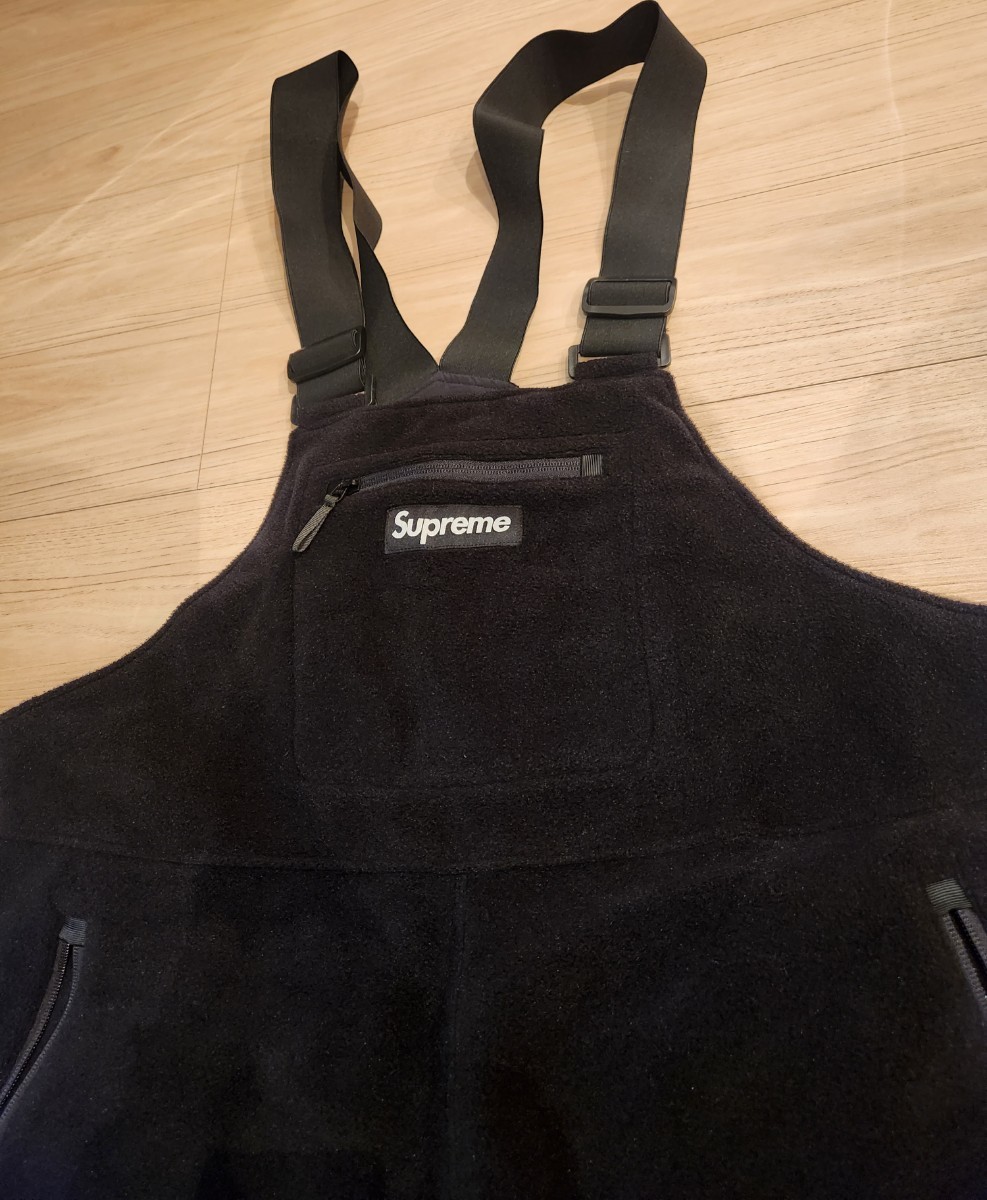 サイズXL Supreme ポーラテック オーバーオール BLK 黒 ブラック