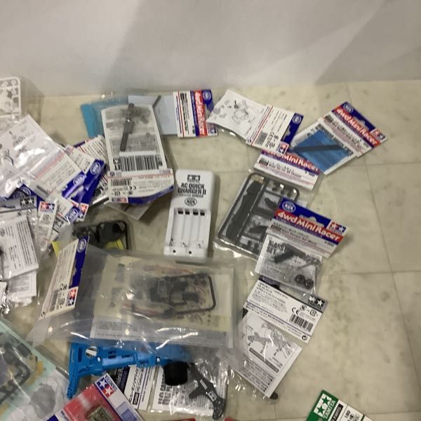 1円〜 訳あり タミヤ ミニ四駆 ハイパーダッシュモーターPRO、サンダーショット クリヤーボディセット 等