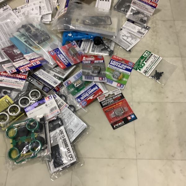 1円〜 訳あり タミヤ ミニ四駆 ハイパーダッシュモーターPRO、サンダーショット クリヤーボディセット 等