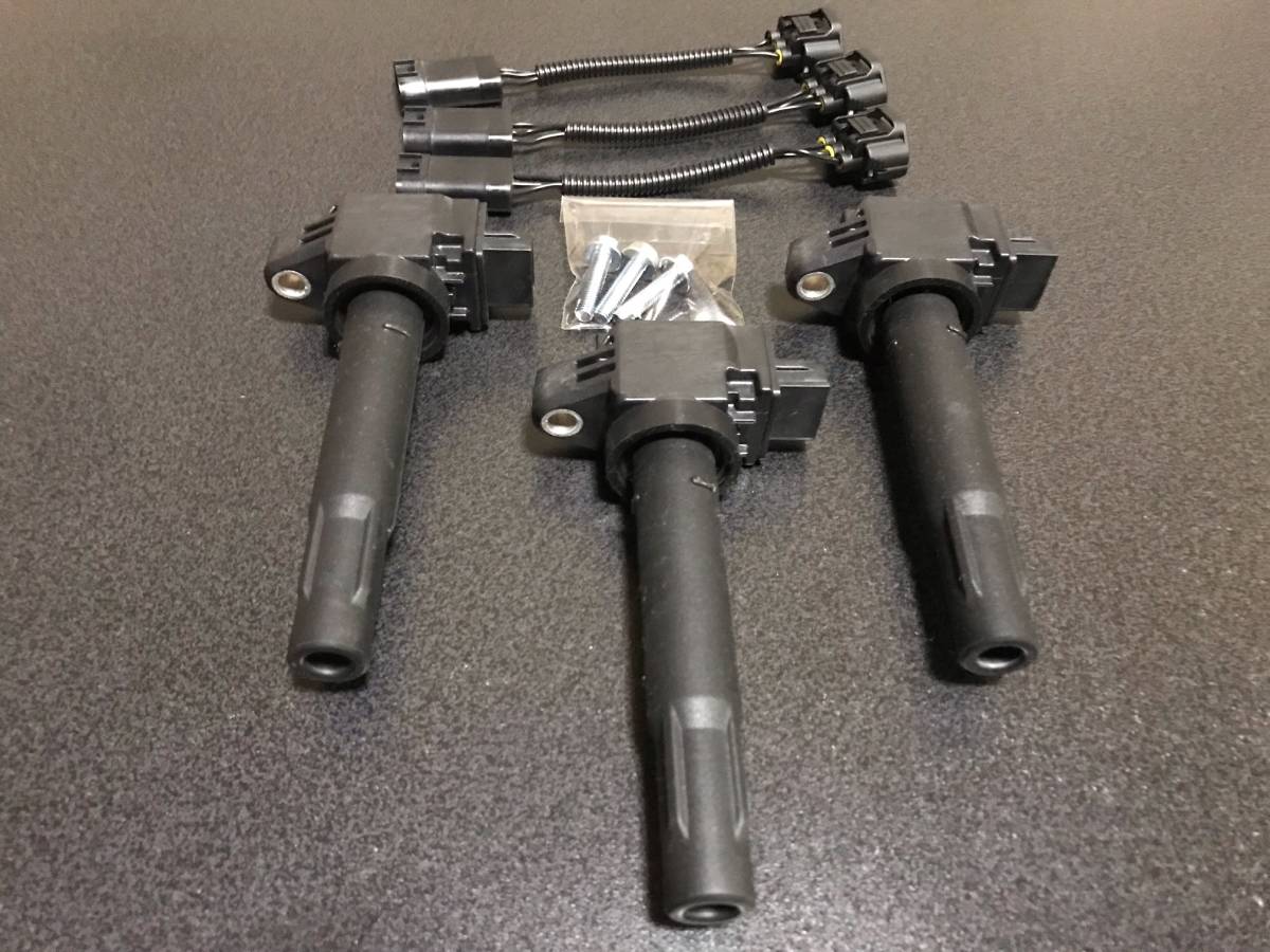 純正 流用 イグニッションコイル　点火系強化　変換ハーネス　スズキ アルト　ジムニー　エブリイ　ハスラー　R06A K6A　トルクアップ！