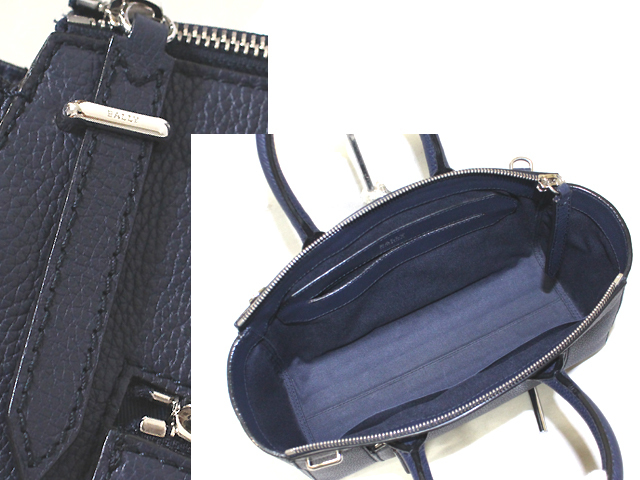 超美品 Bally バリー レザー 2way ハンドバッグ SOMMET ZIP SM