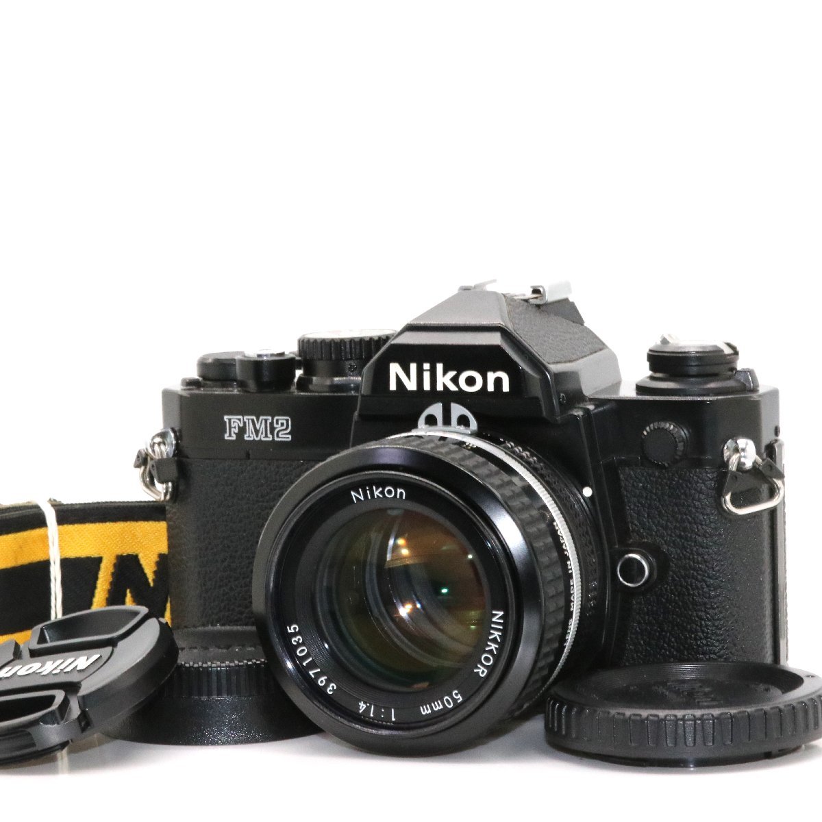 Nikon FM 良品〜美品 良品 Nikon New FM2 ブラック 最後期生産 CE刻印入り 861万 Ai Nikkor