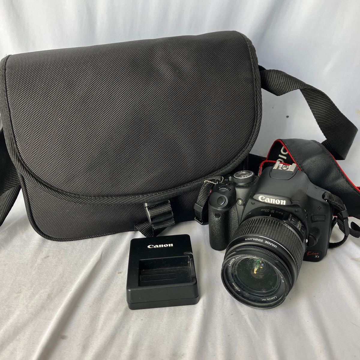EOS ○【500円スタート】Canon キャノン kiss X3 デジタル一眼レフ