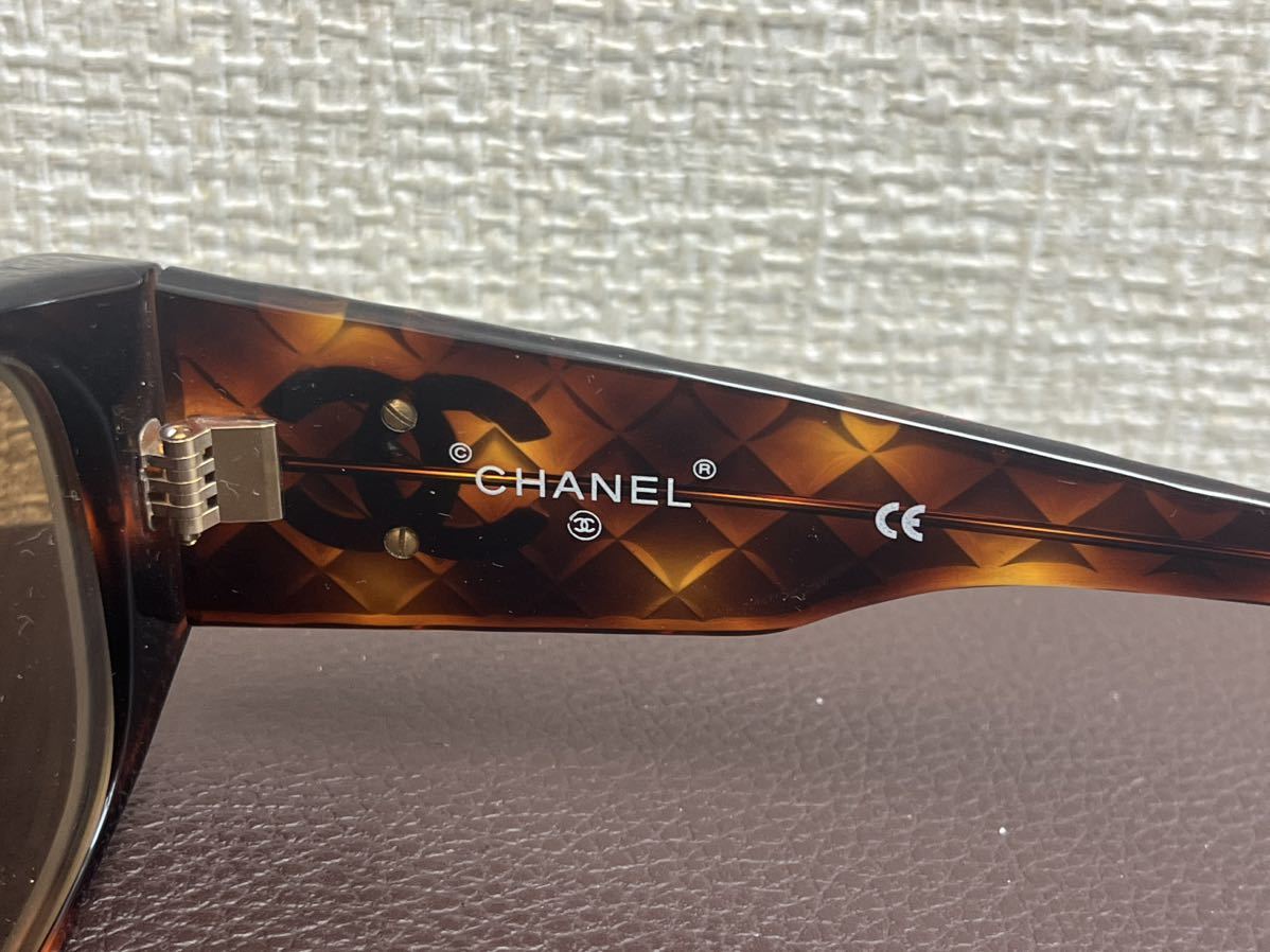 CHANELシャネル マトラッセ サングラス 01450 91235 べっ甲柄 - CHANEL