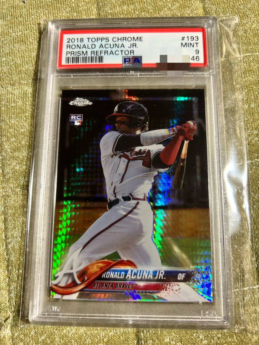 【レア】アクーニャJr. サインカード Amazon.co.jp: ACUNA アクーニャ jr TOPPS 直書きサインカード バット