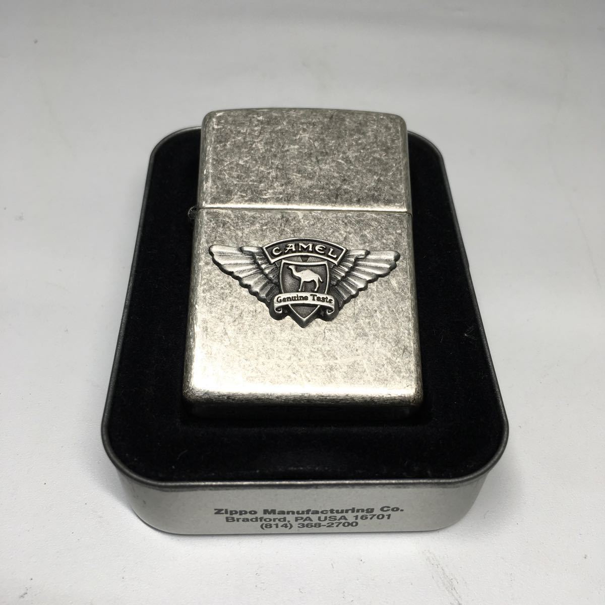 美品】ZIPPO ジッポー CAMEL キャメル バイカーエンブレム メタリック 