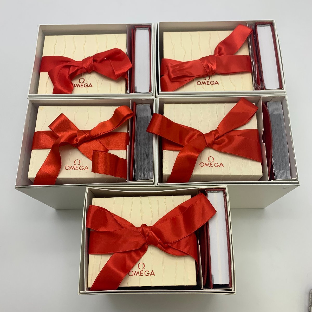 1円～OMEGA オメガ 腕時計空箱 外箱 内箱 ケース ボックス BOX 5個セット