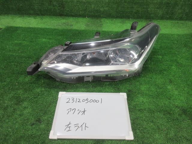 カローラアクシオ DAA-NKE165 左ヘッドライト LED 12-596 ハイブリッド