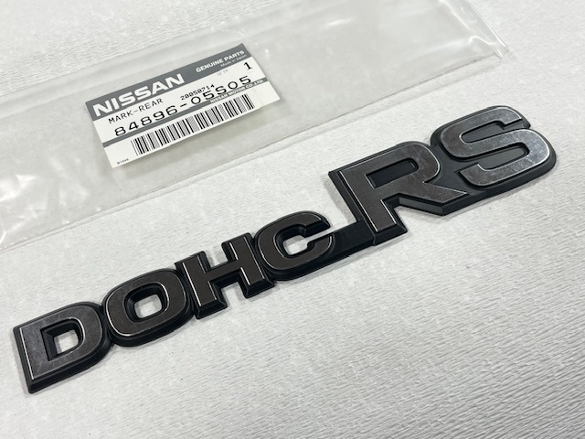 新品】ニッサン純正 スカイライン RS R30 エンブレム 2個セット 日産 