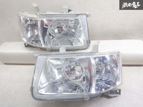 トヨタ純正加工 NCP51V NCP55V サクシード 後期 ハロゲン ヘッドライト ヘッドランプイカリング 左右セット KOITO 52-076 棚2K23