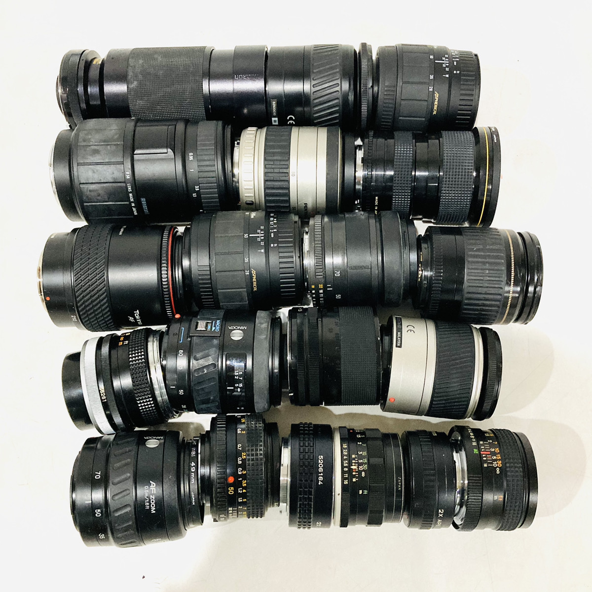 まとめ売り 大量 カメラ用レンズ Canon MINOLTA R1787掘り出し物 Nikon