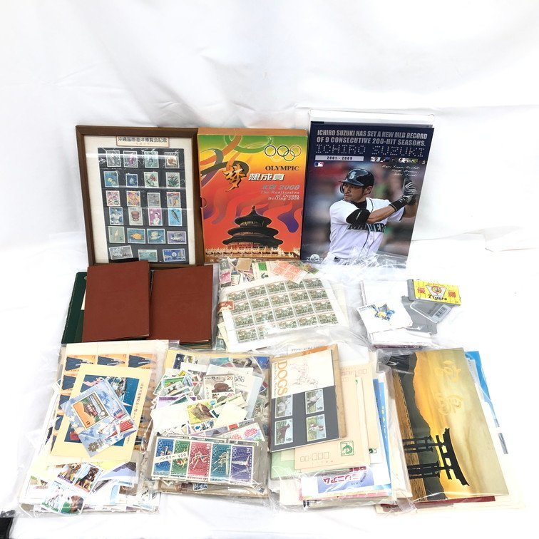 切手 外国切手 テレホンカード ポストカード ほか 大量まとめ 使用済み 未使用品あり【BLAL9009】