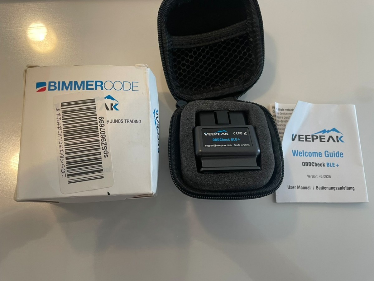 BIMMER CODE ビーマーコード　VEEPEAK OBDCheck BLE＋ BMWコーディング