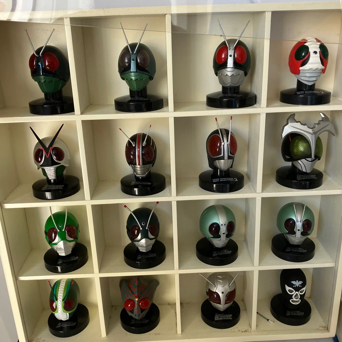 人気，HOT 500円スタート 仮面ライダー マスクコレクション マスコレ マスカーワールド 昭和ライダー 48点 まとめ売り フィギュア(その他)｜売買されたオークション情報、yahooの商品情報をアーカイブ その他