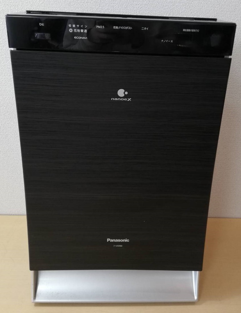【LG25】F-VXR90 Panasonic パナソニック 加湿空気清浄機 通電確認済み 2018年製 動作品