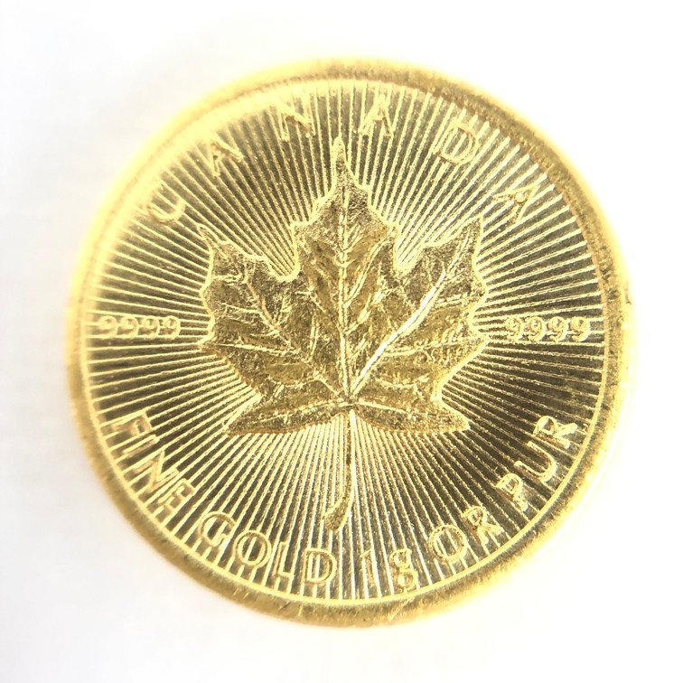 24金 メイプルリーフ金貨 金貨 メイプルリーフ 純金 1⁄4オンス (K24