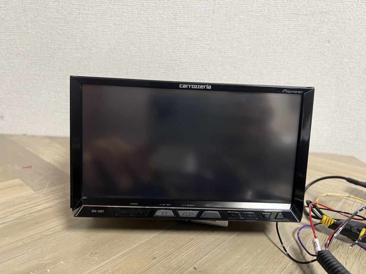 カロッツェリア　サイバーナビ　AVIC-ZH07 2011 ジャンク品 carrozzeria カロッツェリアHDDナビ AVIC-ZH07 フルセグ DVD Bluetooth