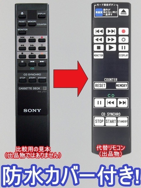 Mando A Distancia Original Sony RM-J701 Para Pletinas TC-KA7ES, TC