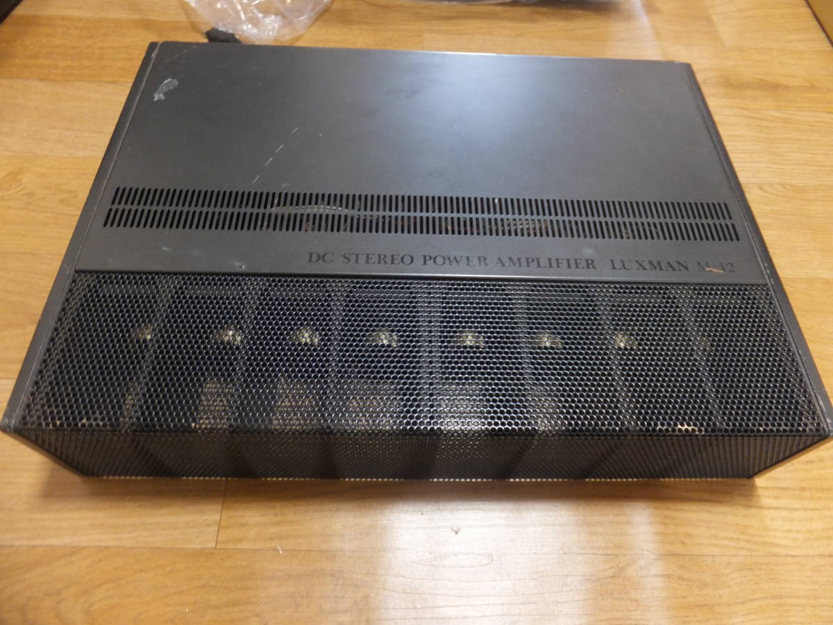 ラックス M-12 パワーアンプ 動作品 LUXMAN M-12 LUXMAN パワーアンプ