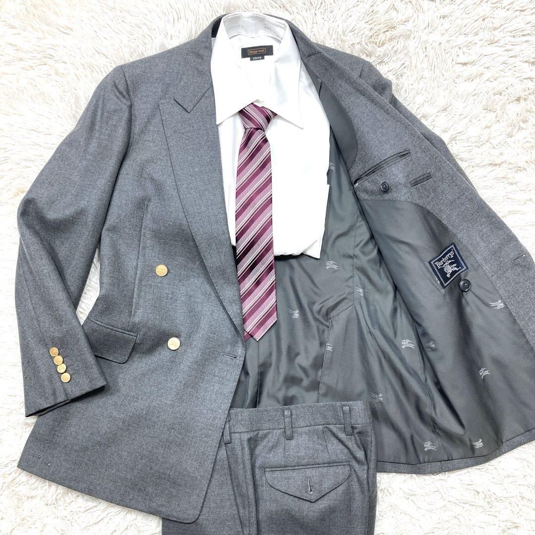 未使用級 バーバリー BURBERRY スーツ セットアップ テーラード 