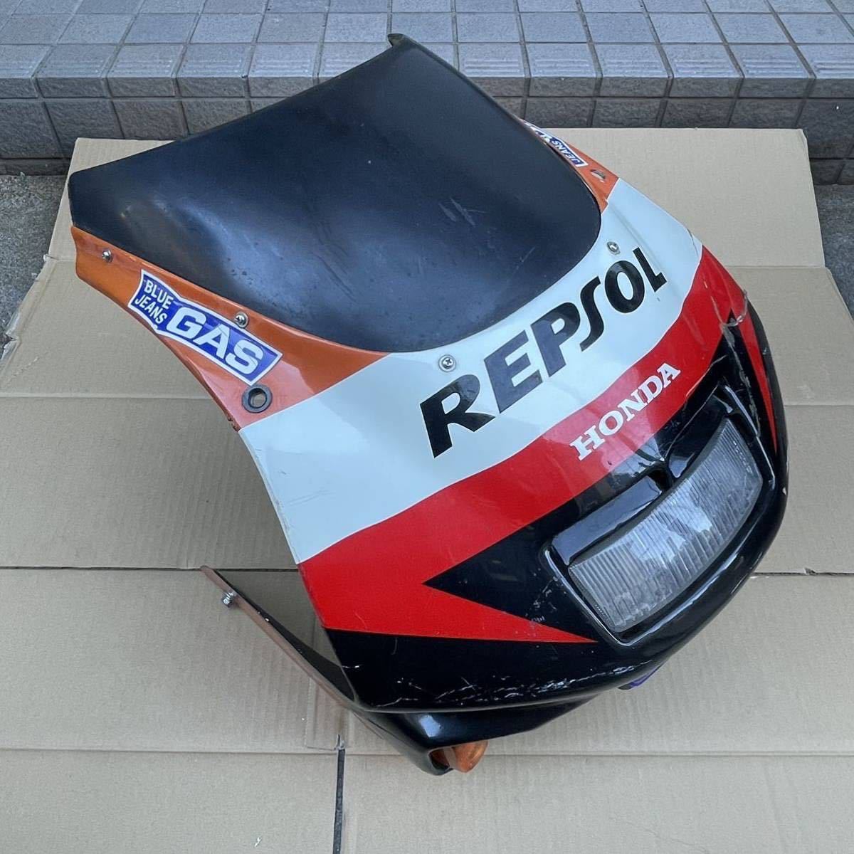 HONDA NS1 NS-1 アッパーカウル 前期 レプソル REPSOL 純正ブラック