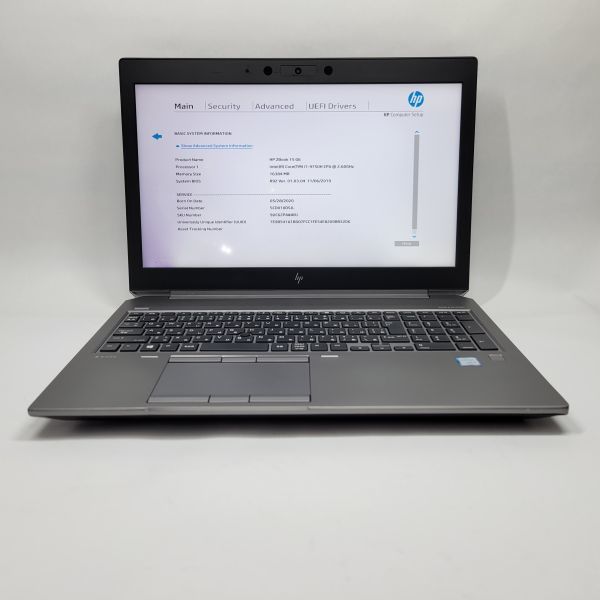 ☆訳あり☆ HP ZBook 15 G6 [Core i7 9750H 16GB 512GB+1TB 15.6