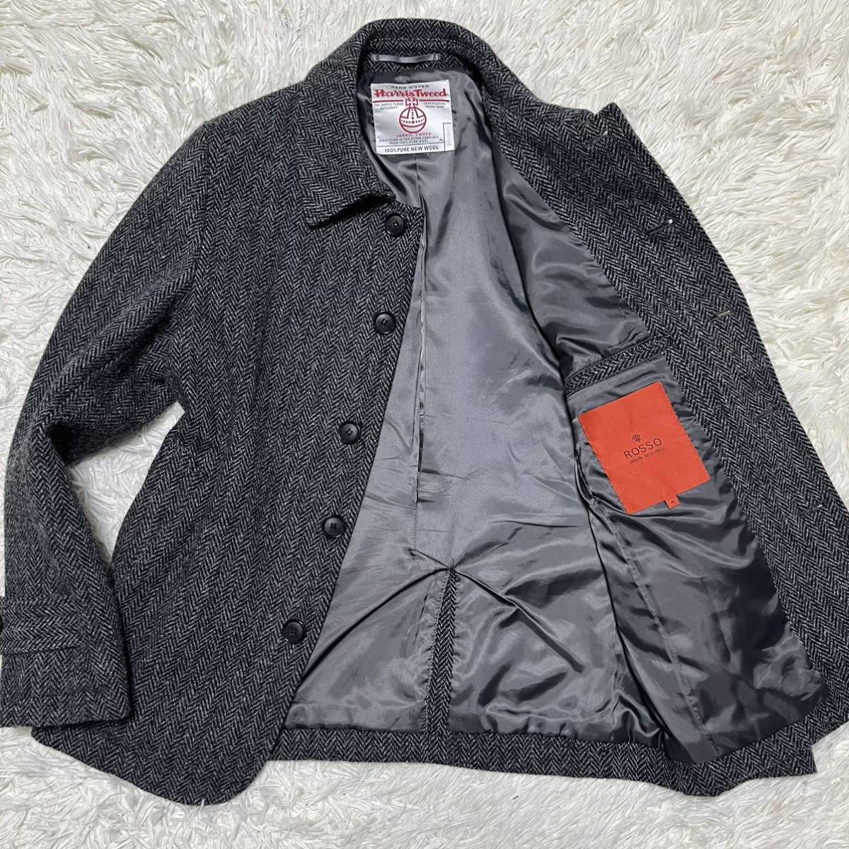 豊富な，格安 アーバンリサーチ &times; ハリスツイード 紳士の嗜み ツイード ジャケット コート ヘリンボーン M グレー URBAN RESEARCH ROSSO ロッソ(Mサイズ)｜売買されたオークション情報、yahooの商品情報をア ジャンパー、ブルゾン一般