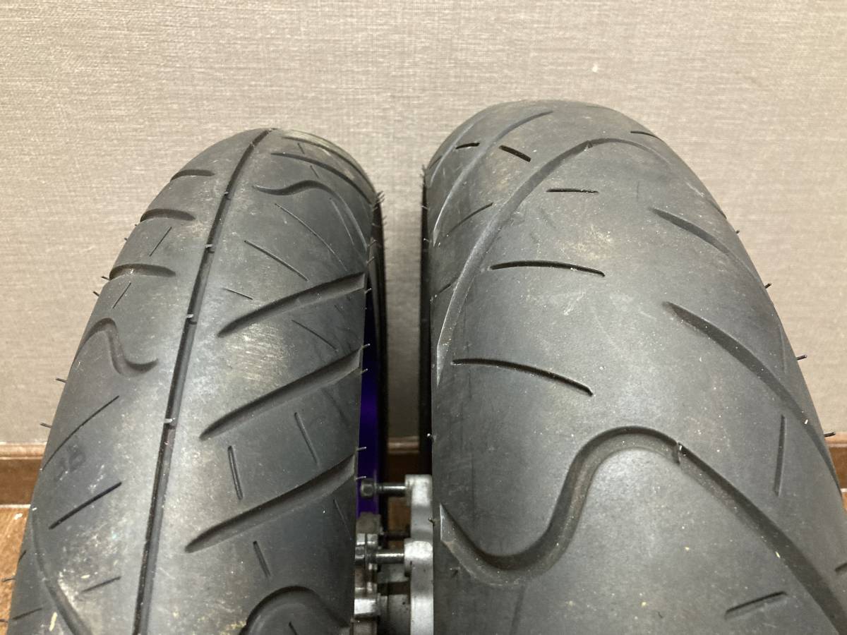 車 セロー250用前後ホイールタイヤ付