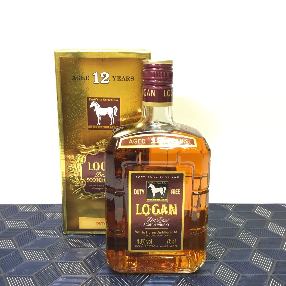 【未開栓/インボイス登録店/古酒/CH】ローガン デラックス 12年 750ml 43% LOGAN De Luxe スコッチウイスキー HA1213/001