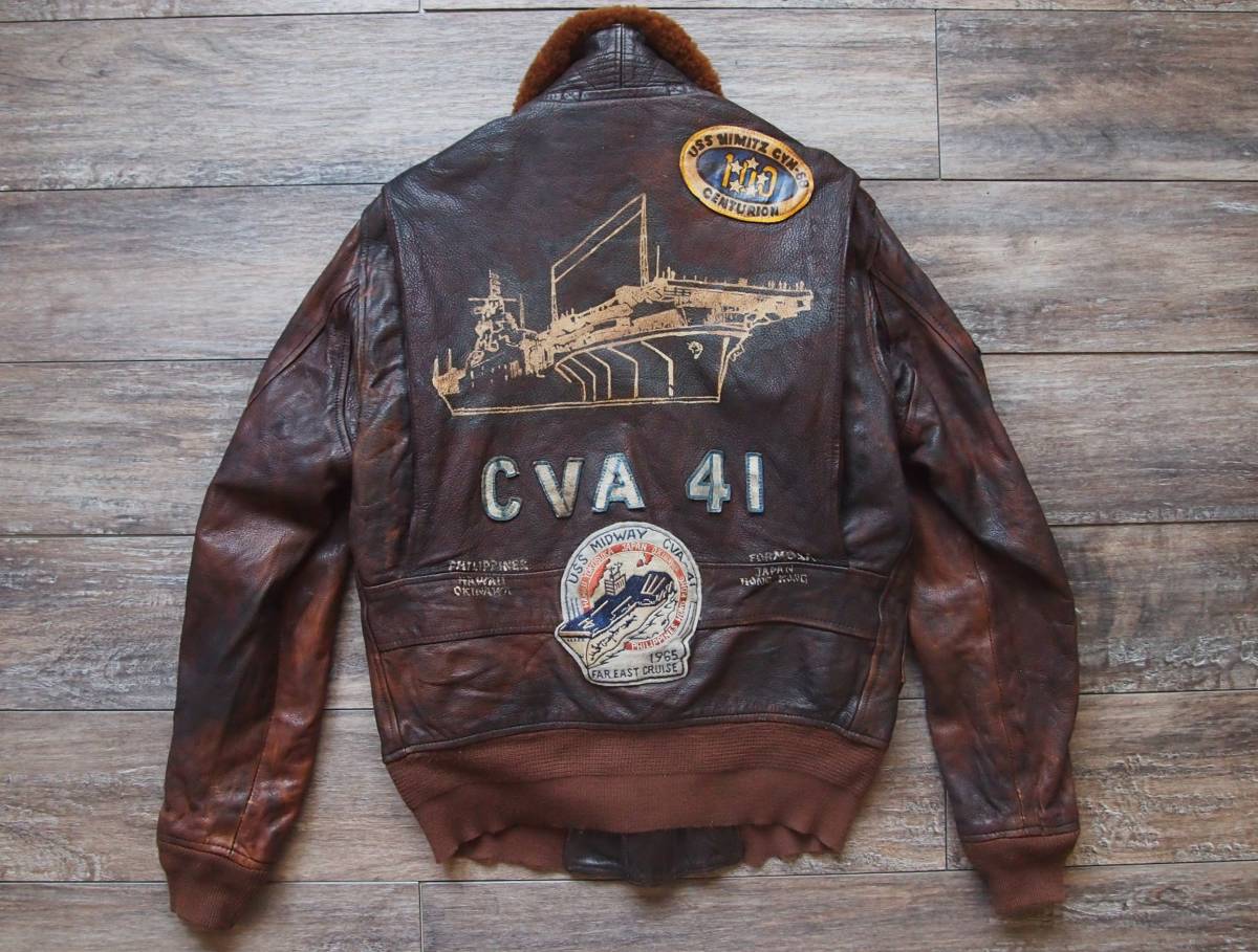 アヴィレックス AVIREX TYPE LIMITED G-1 U.S.NAVY フライトジャケット 