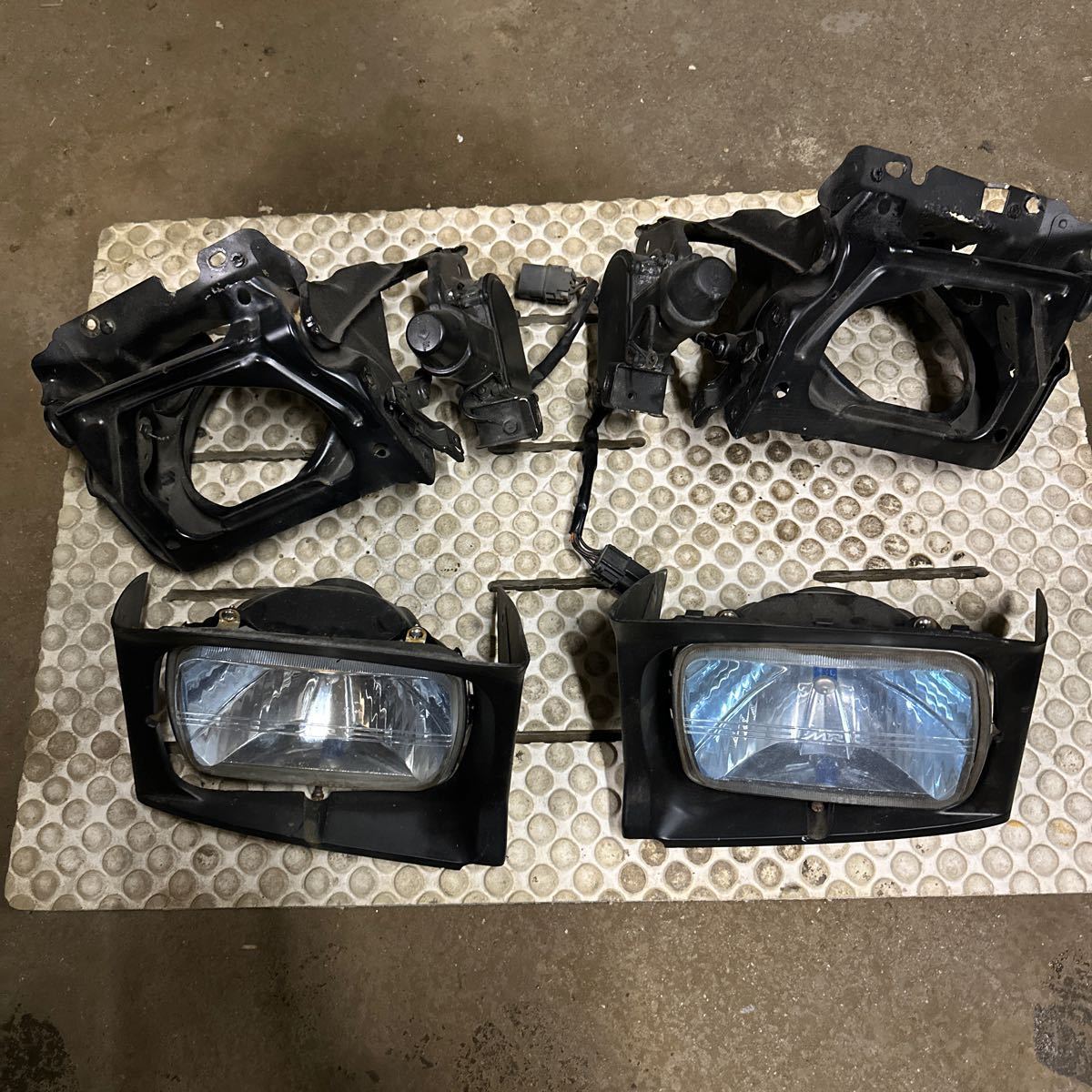 ヘッドライト シルビア l 左右 S13 純正 日産 美品！ 角目 180SX 