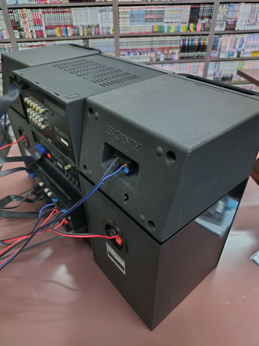 K:SONY ソニー MHC-909D システムコンポ 通電確認済 ジャンク SS-909AV