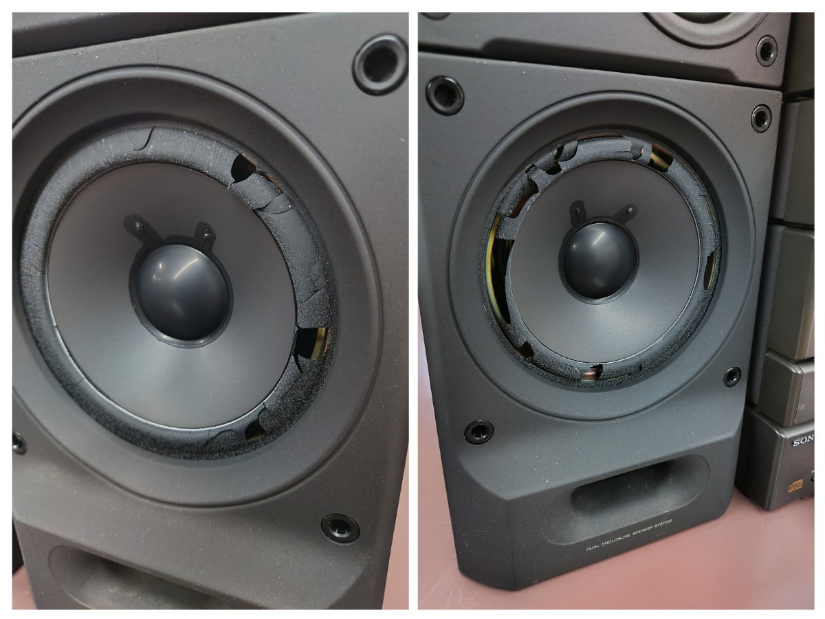 K:SONY ソニー MHC-909D システムコンポ 通電確認済 ジャンク SS-909AV