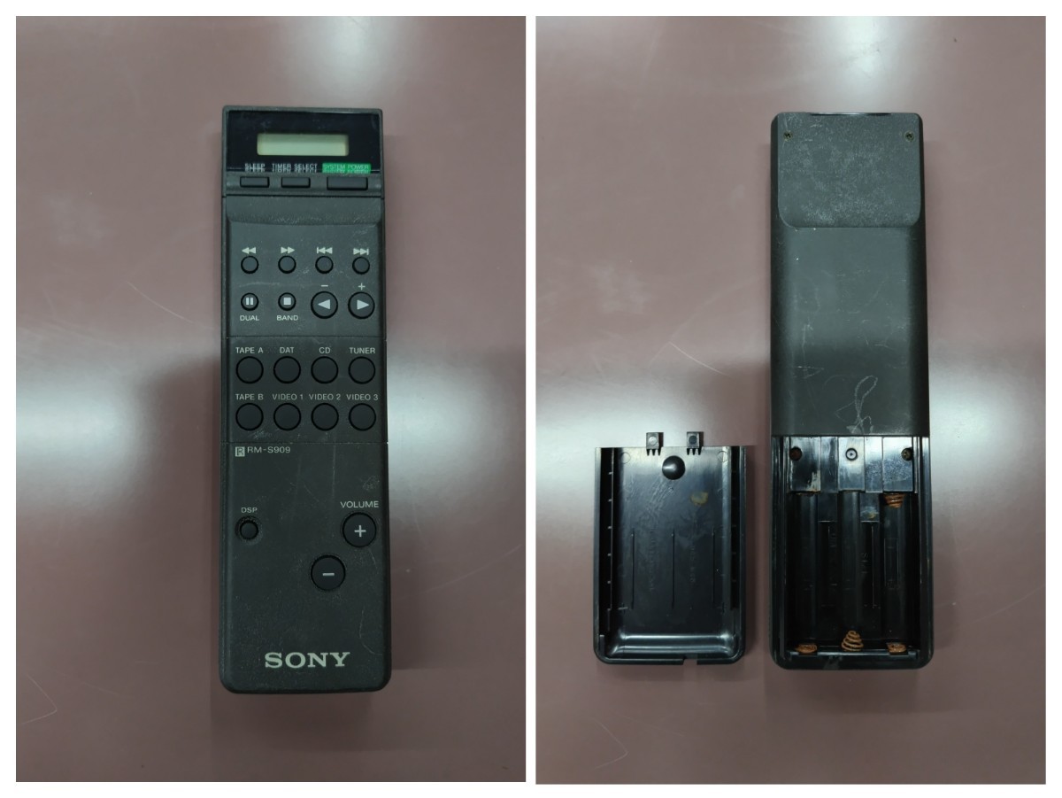 K:SONY ソニー MHC-909D システムコンポ 通電確認済 ジャンク SS-909AV