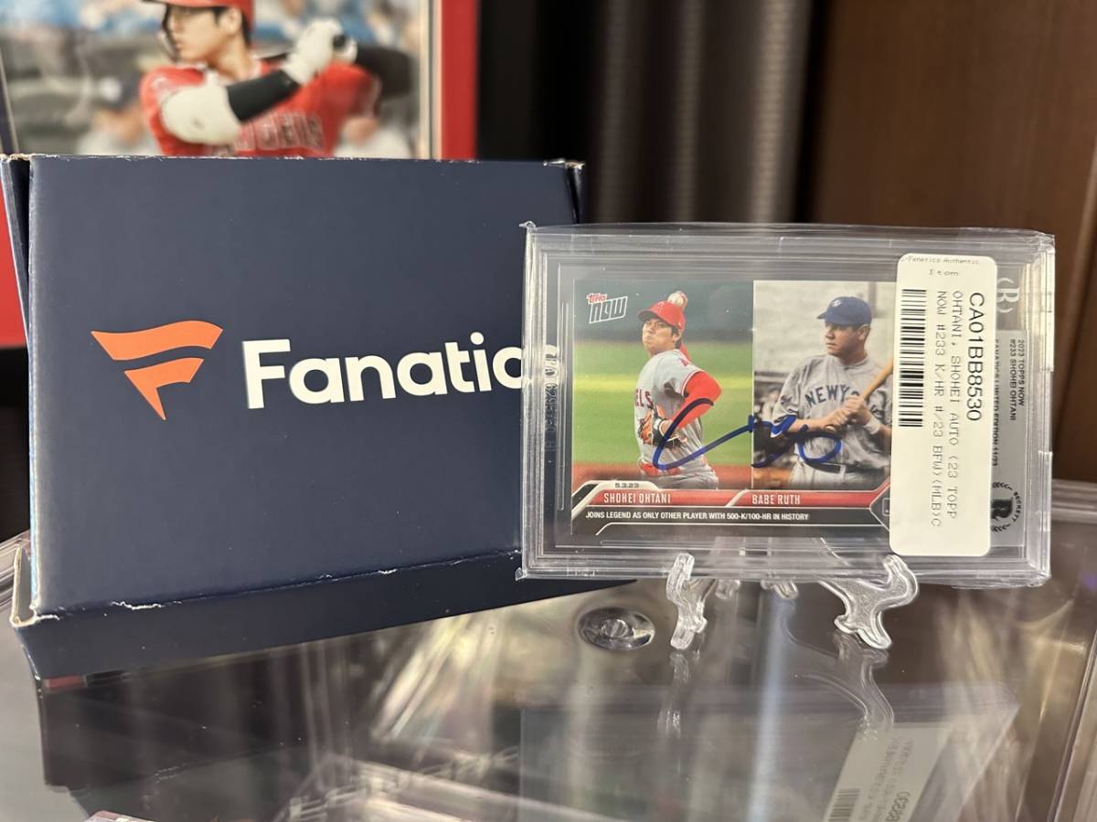 レア☆23枚限定 大谷翔平直筆サイン記念達成カード