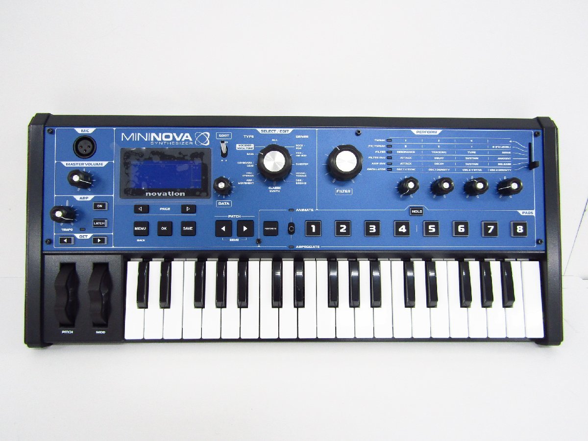 MININOVA novation ノベーション シンセサイザー ソフトケース付き