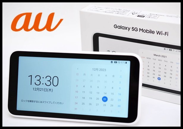 Galaxy 5G Mobile Wi-Fi SCR01 ホワイト ギャラクシー モバイル