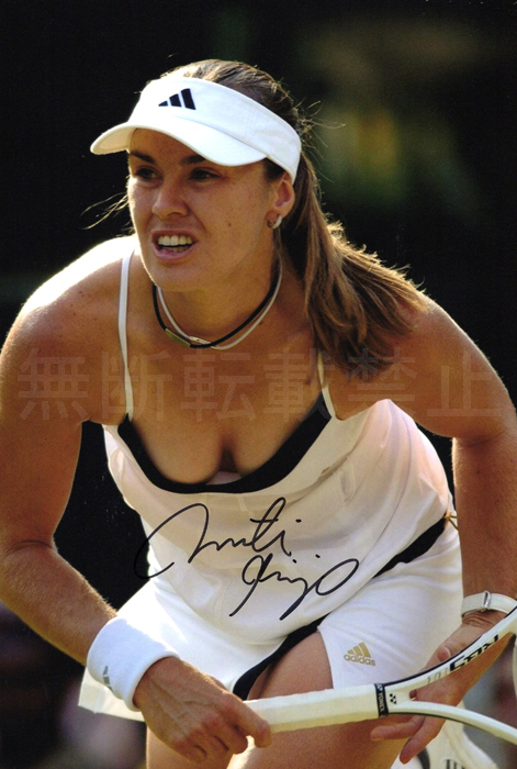 マルチナ・ヒンギス 直筆サインフォト テニス Martina Hingis(テニス