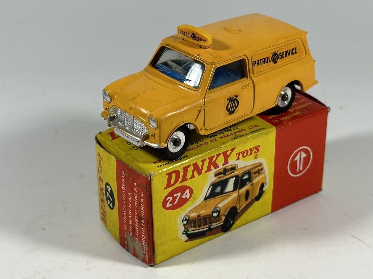 s263)DINKY TOYS 274 A.A. MINI VAN ディンキー ミニカー 当時物 DINKY