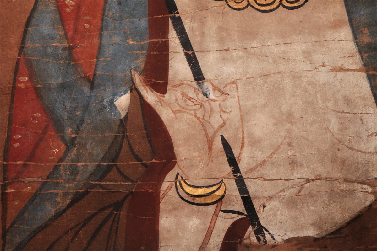 無盡蔵】【模写】掛軸「江戸時代 地蔵尊 」仏画 仏教美術 地蔵菩薩 十