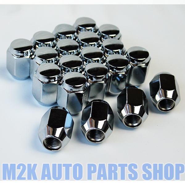 21HEX M14 P1.5 : ホイールナット 袋タイプ 60度テーパー メッキナット 