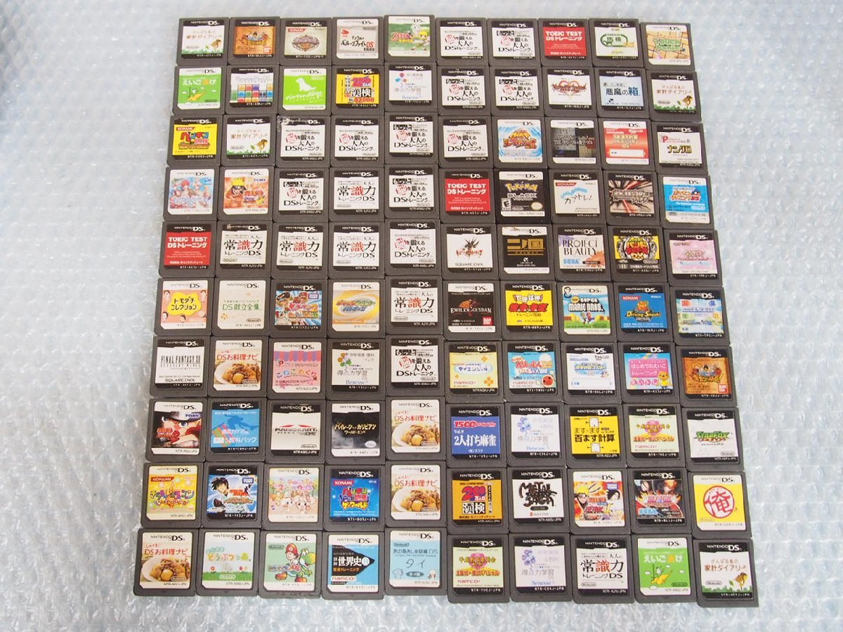【SALE，低価】 1R1215-1@3 Nintendo 任天堂 DS ゲームソフト まとめ売り 100個セット ジャンク(ニンテンドーDSソフト)｜売買されたオークション情報、yahooの商品情報をアーカイブ公開 - オークファン ニンテンドーDSソフト
