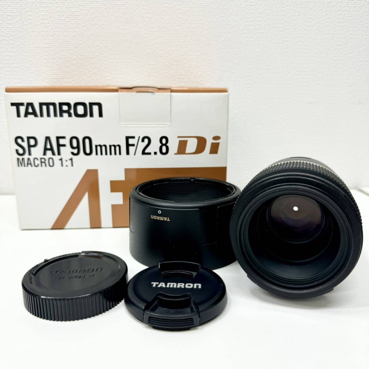 【EB-5272】TAMRON SP AF 90ｍｍ Ｆ/2.8 Ｄi MACRO 1:1 モデル 272EN2 Nikon カメラ レンズ 写真 箱付き 中古 保管品 状態写真参照